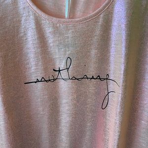 Davi & Dani Glittery Round Neck Short Sleeve Top.